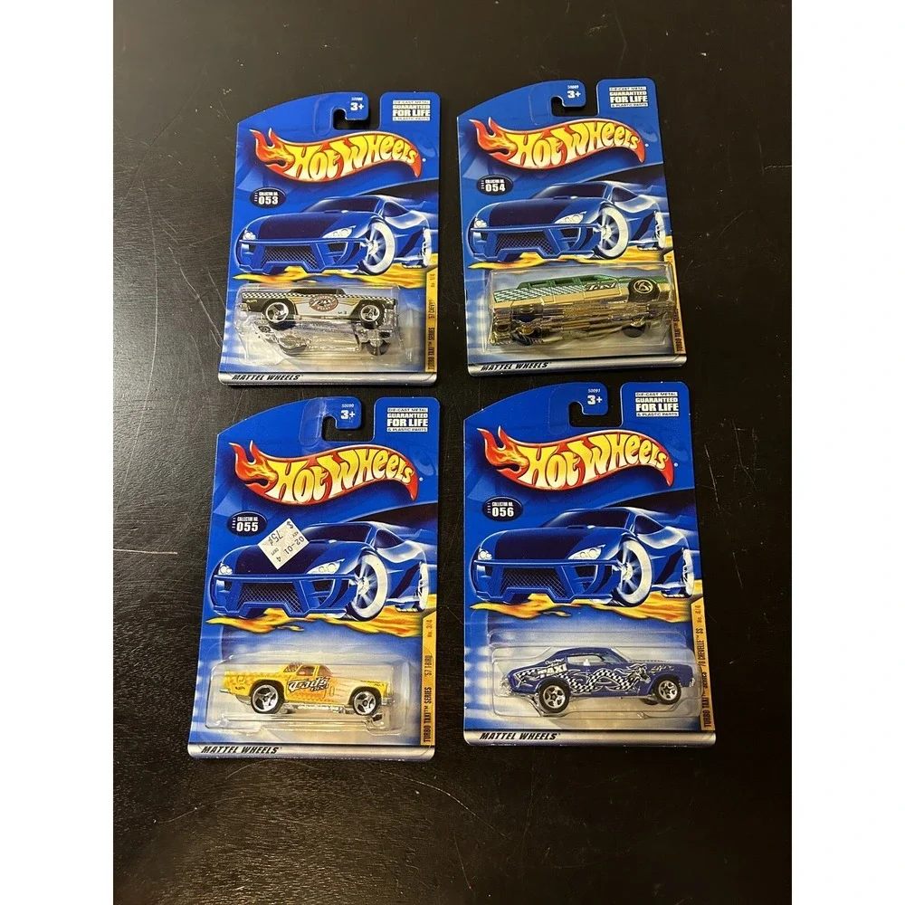 2001 HOT WHEELS Turbo Taxi Series Complete Set of 4 Cars Diecast New